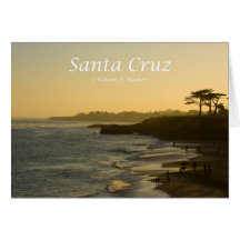 Productos de California de la puesta del sol de Sa Felicitación