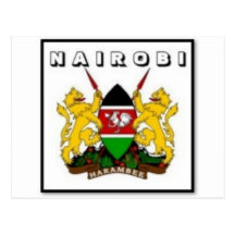 Productos de Nairobi, Kenia Tarjeta Postal
