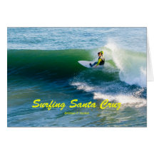 Productos de Santa Cruz que practican surf Califor Tarjetas