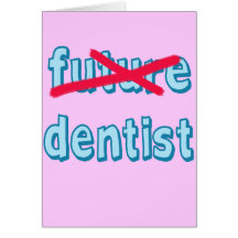Productos del graduado de la escuela dental tarjetón