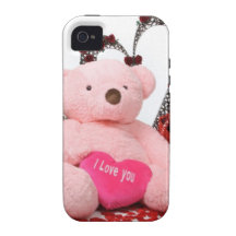 Productos lindos del oso de peluche iPhone 4 funda