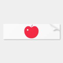 ¡Productos y diseños de Apple! Pegatina De Parachoque