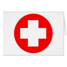 ¡Productos y diseños de la Cruz Roja! Tarjeta