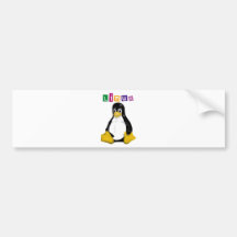 ¡Productos y diseños de Linux! Etiqueta De Parachoque