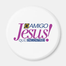 Produto JESUS o AMIGO.jpg Imã De Geladeira