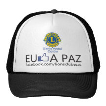 Produtos campanha "Eu curto a paz" Boné