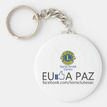 Produtos campanha "Eu curto a paz" Chaveiro