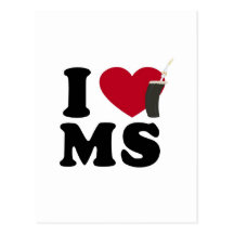 Produtos I Love MS Cartao Postal