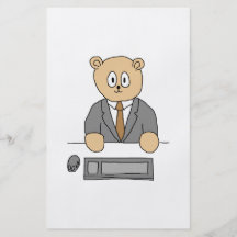 Profesional del funcionario tarjetas informativas