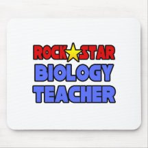 Profesor de biología de la estrella del rock tapetes de ratones