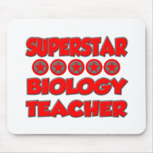Profesor de biología de la superestrella tapete de raton