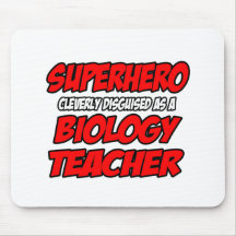 Profesor de biología del super héroe… alfombrilla de ratón