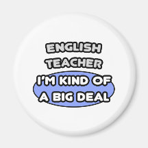 Profesor de inglés. Clase de una gran cosa Imanes De Nevera