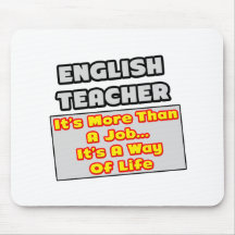 Profesor de inglés… más que el trabajo, manera de  tapetes de raton
