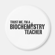 Profesor de la bioquímica imán de frigorífico