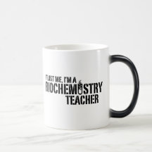 Profesor de la bioquímica taza de café