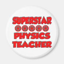 Profesor de la física de la superestrella imanes  