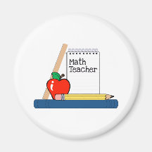 Profesor de matemáticas (cuaderno) imán para frigorífico