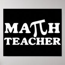 Profesor de matemáticas pi impresiones