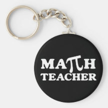 Profesor de matemáticas pi llavero