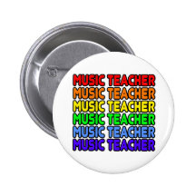 Profesor de música del arco iris pins