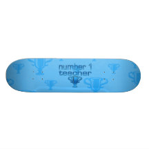 Profesor del número 1 en azul monopatines personalizados