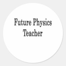 Profesor futuro de la física pegatinas  