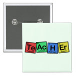 Profesor hecho de elementos caprichoso pins