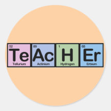 Profesor hecho de elementos pegatina