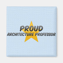 Profesor orgulloso de la arquitectura iman de nevera