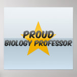 Profesor orgulloso de la biología posters