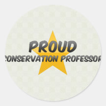 Profesor orgulloso de la protección pegatinas  