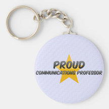 Profesor orgulloso de las comunicaciones llavero