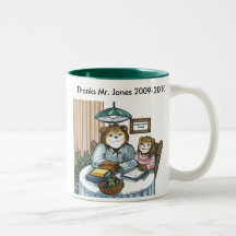 Profesor particular/taza casera de la escuela