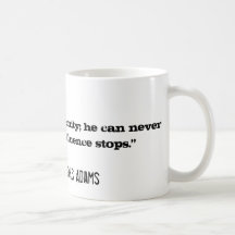 Profesor y eternidad taza de café