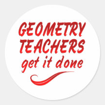 Profesores de geometría pegatinas  