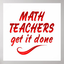 Profesores de matemáticas posters