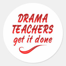 Profesores del drama pegatinas  