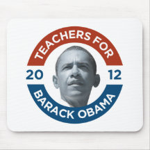Profesores para Barack Obama Biden 2012 Tapetes De Ratón