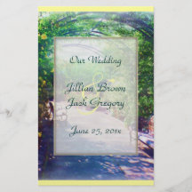 Programa atractivo del BODA de la glorieta Flyer Personalizado