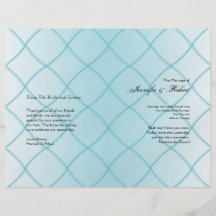 Programa azul del boda del modelo del diamante de  tarjetones