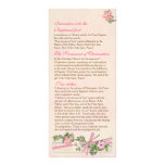Programa bautismal floral 4/5 lonas publicitarias