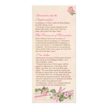 Programa bautismal floral 4/5 lonas publicitarias