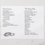 Programa del boda de la eternidad folletos