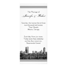 Programa del boda del destino de Boston Lonas