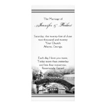 Programa del boda del destino de San Antonio Tarjeta Publicitaria Personalizada