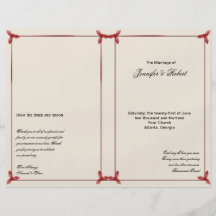 Programa del boda del muérdago del blanco puro y d tarjeta publicitaria