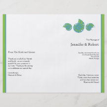 Programa del boda del Seashell de la turquesa de l Tarjeton