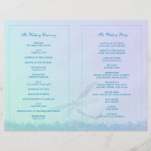 Programa elegante del doblez del BI de la ceremoni Tarjeta Publicitaria
