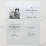 Programa escénico alto, doblado del boda del fondo tarjetas informativas